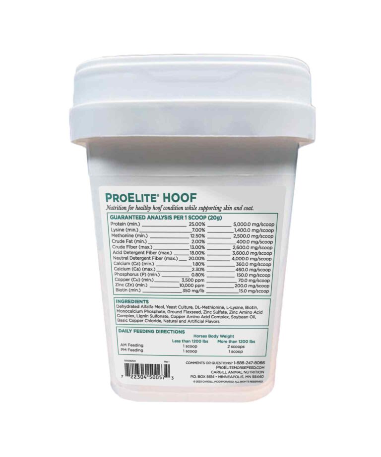 hoof product bucket